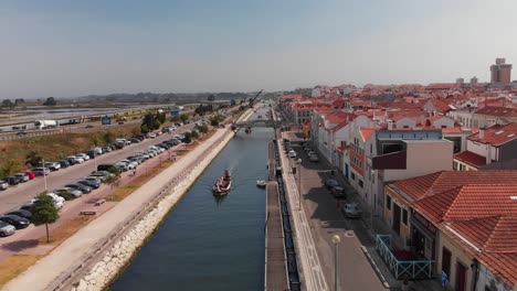 Canal-central-de-Aveiro-and-surrounding-area,-Portugal