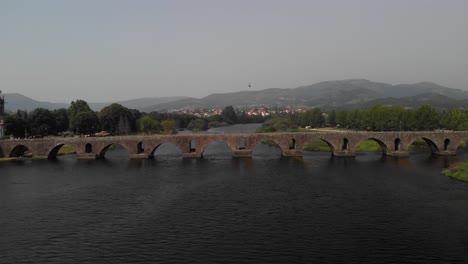 Ponte-De-Lima-Portugal-Und-Umgebung,-Drohnenaufnahmen