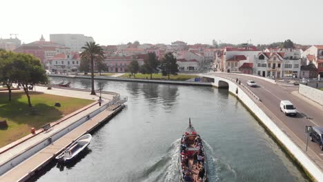 Canal-Central-De-Aveiro-Und-Umgebung,-Portugal