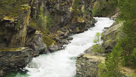 A-wild-river-rushing-its'-waters.-Northern-Norway