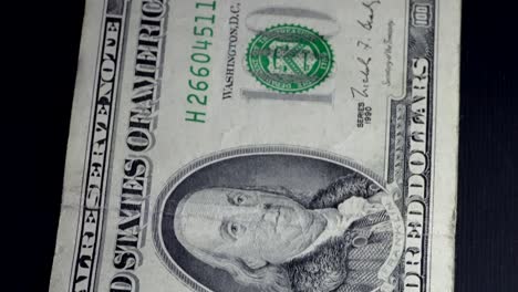 Moneda-Estadounidense,-Billete-De-$100