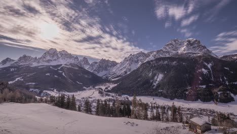 A-full-day-timelapse-of-the-sun-passing-above-the-beautiful-landscape-of-the-Pustertal-valley-in-Northern-Italy