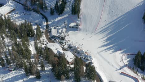 Aerial-view-of-the-Kronplatz-Ski-Resort,-South-Tirol,-Italy