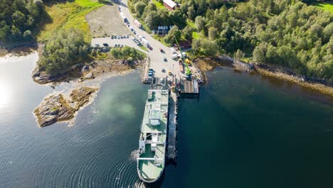 Aerial-view-of-the-Kanestraum-ferry-quay