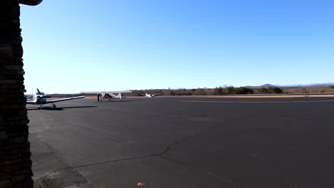Tarmac-at-Pickens-County-Airport-with-private-aircraft