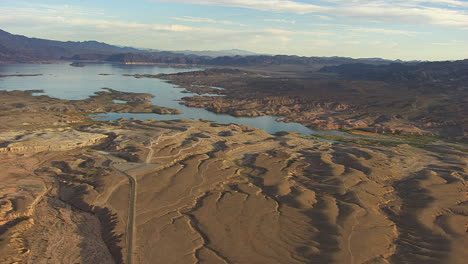 eroded-soil-around-Lake-Mead-in-the-USA