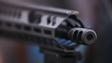 A-gun-is-fired-in-closeup-shot