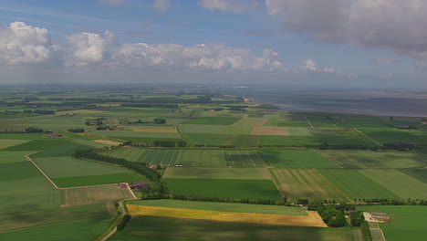 This-is-what-polders-look-like,-land-gained-on-the-sea-is-very-furtile-and-green,-but-mostly-below-sealevel