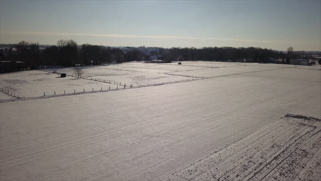 straight-lift-off-on-a-snowy-field-showing-the-deserted-landscape