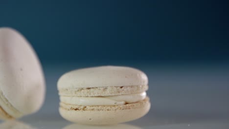 One-macaroon-falls-on-top-of-another-macaroon-in-slow-motion