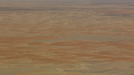 Desert-dunes-flyover-in-wide-angle-no-horizon