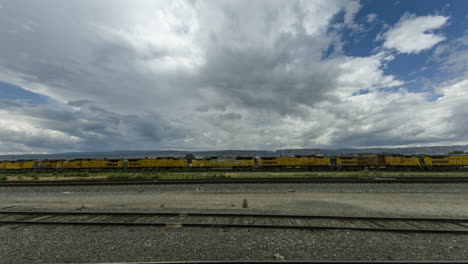 Timelapse-of-a-stormy-sky-in-New-Mexico-taken-from-a-stopped-train
