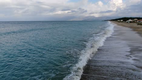 Aerila-drone-view-of-beautiful-beach-in-north-corfu-greece