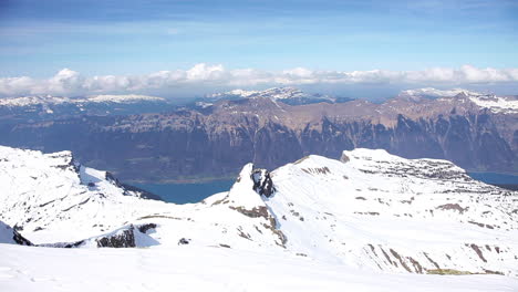 Paisaje-De-Montaña-Durante-El-Invierno,-Afueras-De-Grindelwald,-Suiza