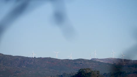 Windmills-on-a-beautiful-mountain-in-the-distance