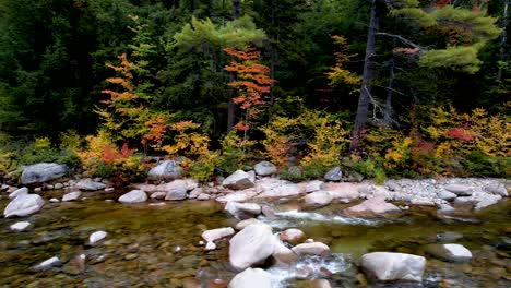 Rocky-Rivers-edge-in-New-England-with-autumn-leaves-along-the-shore