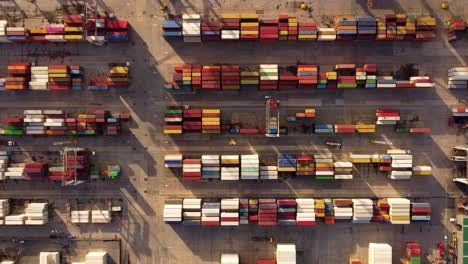 Aerial-view-above-Vigo-shipping-container-import-export-business-industry-global-cargo-distribution-port