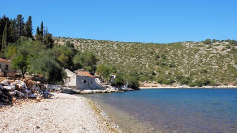 Calm-Scenery-At-The-Agia-Sofia-Seashore-In-Kefalonia-Islands-In-Greece