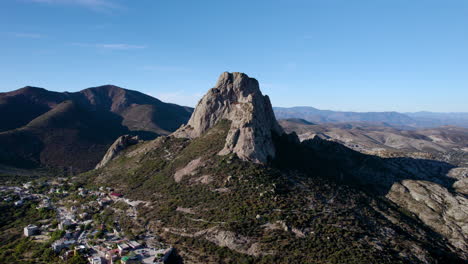 view-of-bernal-and-peña-from-a-drone-in-mexico