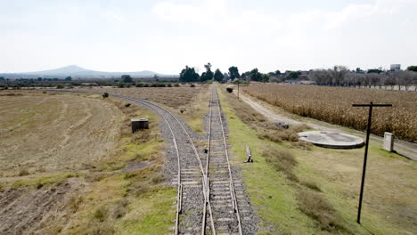 View-of-train-ride-with-drone-in-mexico