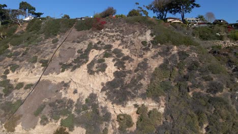 View-of-homes-at-the-shore-line-in-Santa-Barbara-california-aerial
