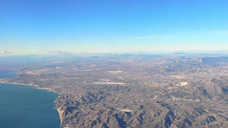 Crater-lands-of-Valencia-Spain-outskirts-aerial