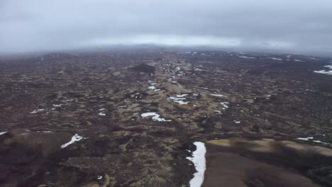 Cráteres-De-Laki,-Fisura-Volcánica-Lakagigar-Cerca-Del-Parque-Nacional-Vatnajokull-En-Islandia