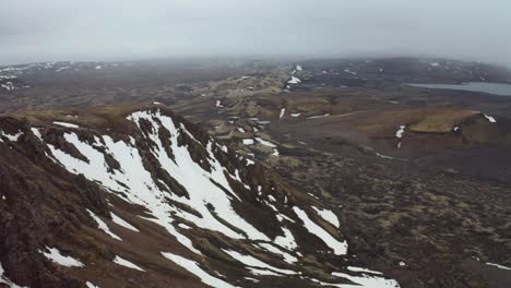 Snowy-Cliff-Of-Mountain-Near-Laki-A-Volcanic-Fissure-In-Iceland