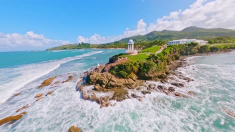 FPV-drone-flight-at-Senator-Puerto-Plata-Resort-on-stunning-Caribbean-coast