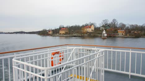 Empty-Deck-Of-Ferry-Boat-Cruising-In-The-Calm-Waters-Of-Archipelago