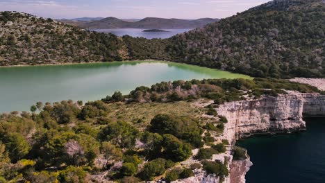 Islands-and-paradisiac-nature-of-National-Park-Kornati,-Croatia