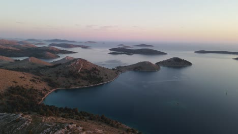 Paradisiac-Island-archipelago,-National-Park-Kornati,-Croatia