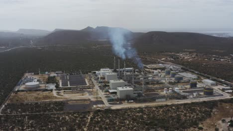 Gaskraftwerk-Von-Iberdrola-In-Baja-California,-Mexiko