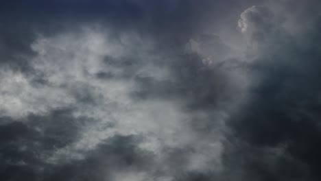 Nubes-Oscuras-Moviéndose-En-El-Cielo,-Tormenta-4k