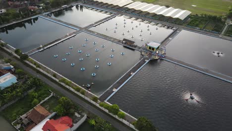 Aerial-view-wastewater-treatment-plant