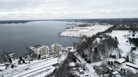 Muskegon-Country-Club's-Golf-Course-from-the-air-in-winter