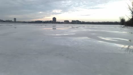 Lake-surface-in-Minneapolis-Minnesota-completly-frozen