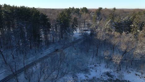 Regional-Park-in-Minnesota-aerial-view-on-a-winter-afternoon