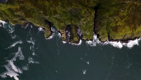 Ireland-Ocean-Coast-and-Sea-Cliffs-of-Horn-Head-Peninsula---Aerial