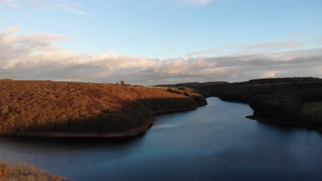 Calm-Smooth-Calm-Wimbleball-Lake-On-Exmoor-In-Somerset-In-Autumnal-Colours