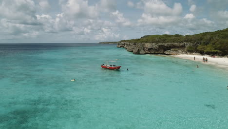 drone-shot-at-the-caribbean-beach-of-the-Kenepa-in-Curacao