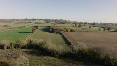 Cotswolds-Gloucestershire-Aerial-Countryside-Landscape-Fields-In-Late-Autumn