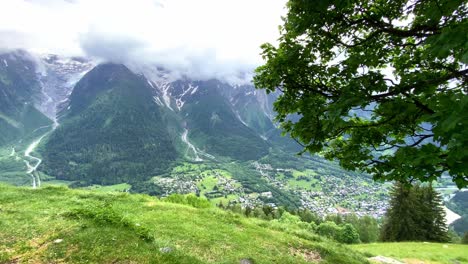 Stunning-View-Of-Les-Houches-From-Parc-de-Merlet-In-France