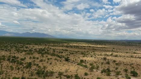 Luftaufnahme-Der-Sonora-Wüste-In-Arizona,-Sich-Langsam-Bewegende,-Breite-Drohnenaufnahme