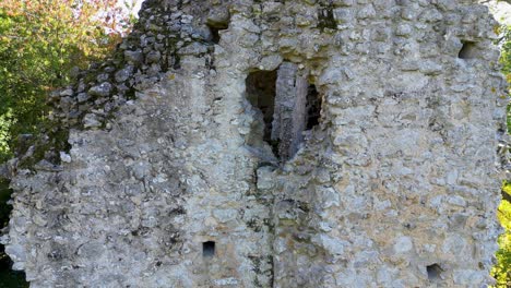Nahaufnahme-Einer-Feuersteinmauer-Aus-Den-Ruinen-Von-Sutton-Valence-Castle