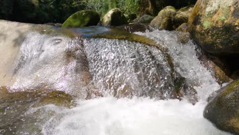 Small-waterfall-of-crystal-clear-water