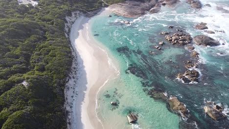 Elephant-Rocks-Ist-Ein-Geschützter-Strand-In-Westaustralien