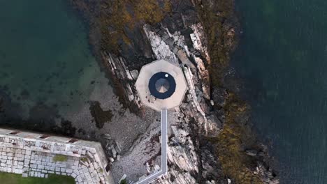 Leuchtturm-Und-Leuchtturm-Der-US-Küstenwache