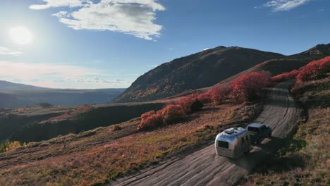 Drone-video-taken-in-the-San-Juan-Mountains-of-Colorado-during-peak-fall-colors-showcasing-traveling