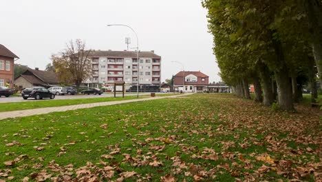 Durdenovac,-Eslavonia,-Pequeña-Ciudad-En-Croacia,-Centro-De-Otoño